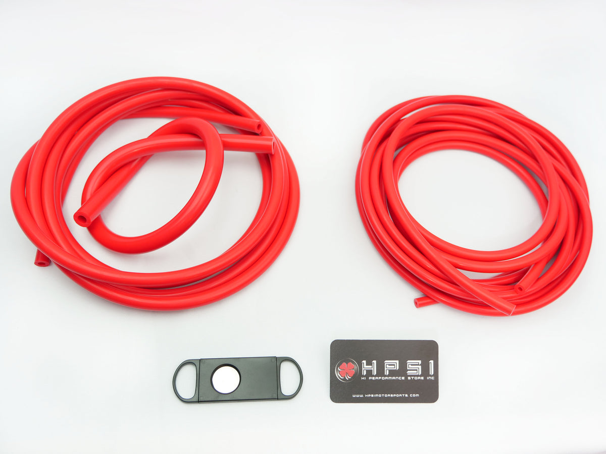 Silicone Vacuum Hose Kit : Red Starter Kit, Platinum Cured