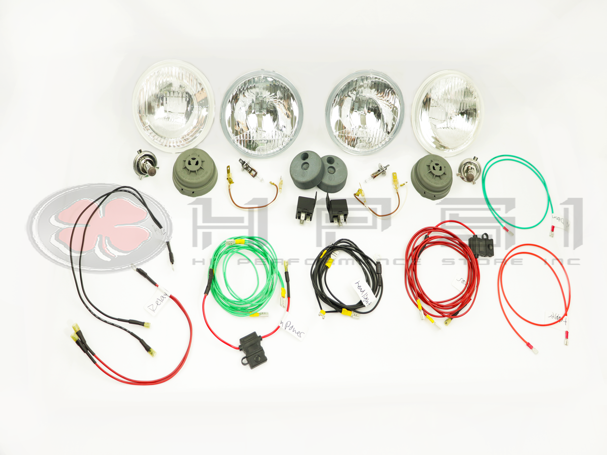 Alfa Romeo GTV6 Headlight Conversion Upgrade Kit HPSI Motorsports