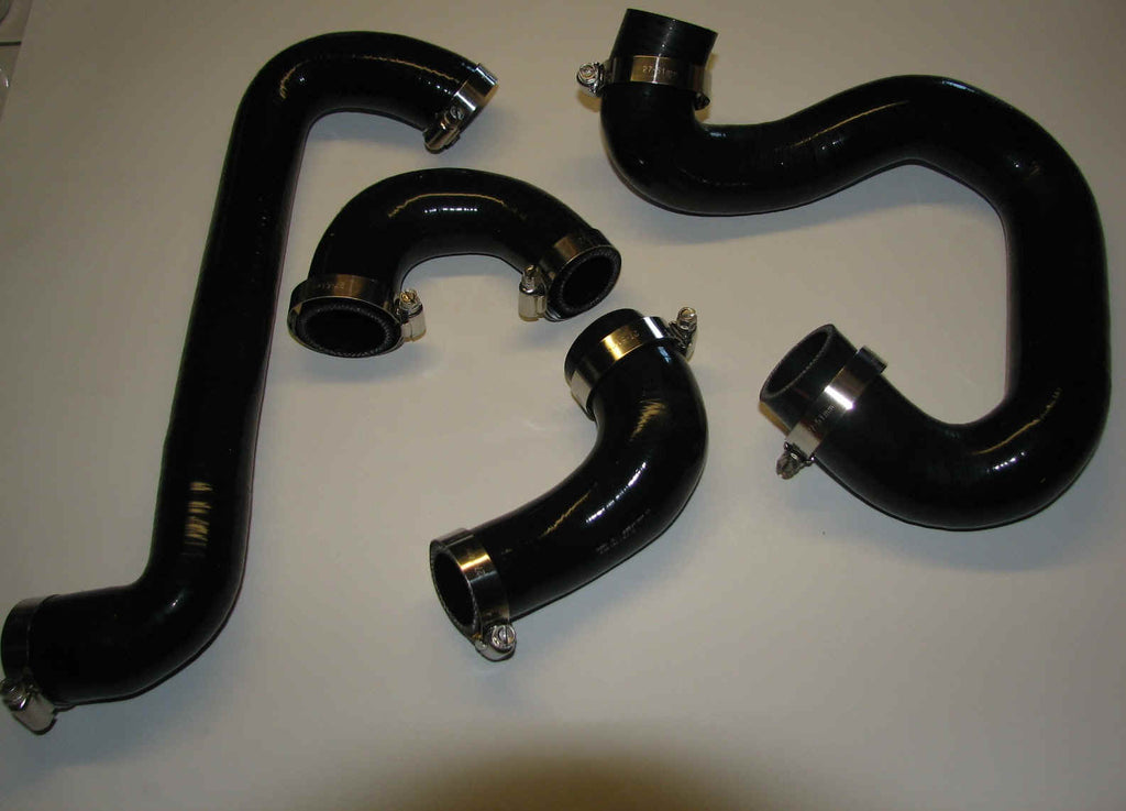 BMW 325i is ix Silicone Radiator Hose Kit E30 M20 engine 1988-1991 (4 hoses and 8 stainless steel clamps)