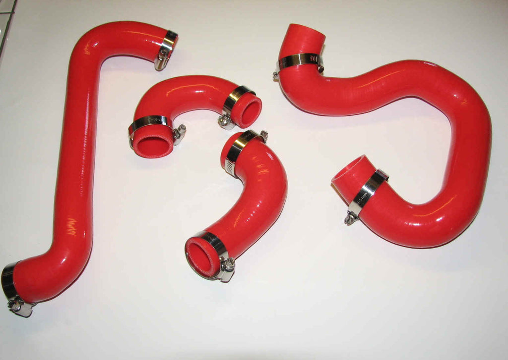 BMW 325i is ix Silicone Radiator Hose Kit E30 M20 engine 1988-1991 (4 hoses and 8 stainless steel clamps)