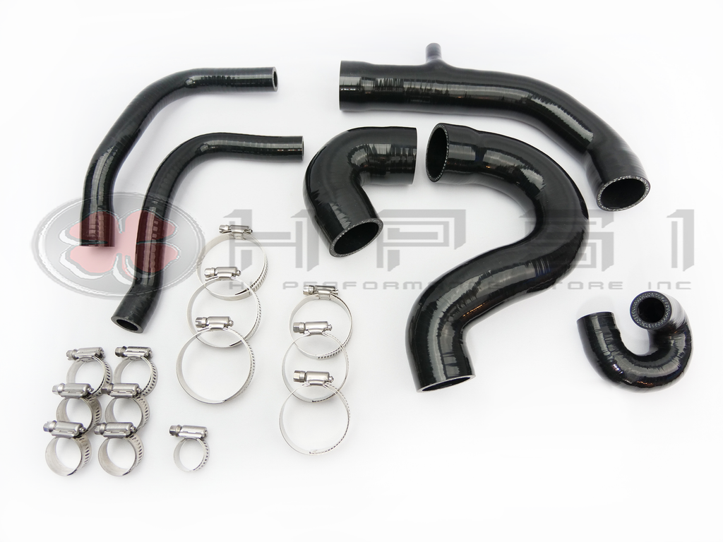 BMW M5 E34 Silicone Radiator Hose Kit 1991-1993 (6 hoses and 13 stainless steel clamps)